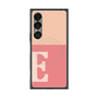 プレミアムスクエアケース with SnapMag［ オリジナル - initial two tone - E pink ］