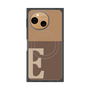 プレミアムスクエアケース with SnapMag［ オリジナル - initial two tone - E brown ］