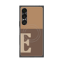 プレミアムスクエアケース with SnapMag［ オリジナル - initial two tone - E brown ］