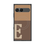 プレミアムスクエアケース with SnapMag［ オリジナル - initial two tone - E brown ］