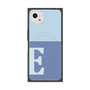 プレミアムスクエアケース with SnapMag［ オリジナル - initial two tone - E blue ］