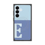 プレミアムスクエアケース with SnapMag［ オリジナル - initial two tone - E blue ］