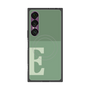 プレミアムスクエアケース with SnapMag［ オリジナル - initial two tone - E green ］