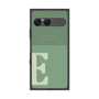 プレミアムスクエアケース with SnapMag［ オリジナル - initial two tone - E green ］