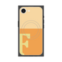 プレミアムスクエアケース with SnapMag［ オリジナル - initial two tone - F orange ］