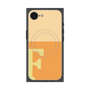 プレミアムスクエアケース with SnapMag［ オリジナル - initial two tone - F orange ］