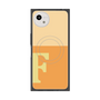 プレミアムスクエアケース with SnapMag［ オリジナル - initial two tone - F orange ］