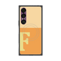 プレミアムスクエアケース with SnapMag［ オリジナル - initial two tone - F orange ］