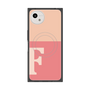 プレミアムスクエアケース with SnapMag［ オリジナル - initial two tone - F pink ］