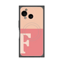 プレミアムスクエアケース with SnapMag［ オリジナル - initial two tone - F pink ］