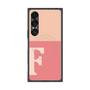 プレミアムスクエアケース with SnapMag［ オリジナル - initial two tone - F pink ］