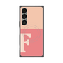プレミアムスクエアケース with SnapMag［ オリジナル - initial two tone - F pink ］