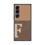 プレミアムスクエアケース with SnapMag［ オリジナル - initial two tone - F brown ］