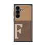 プレミアムスクエアケース with SnapMag［ オリジナル - initial two tone - F brown ］
