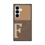 プレミアムスクエアケース with SnapMag［ オリジナル - initial two tone - F brown ］