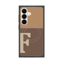 プレミアムスクエアケース with SnapMag［ オリジナル - initial two tone - F brown ］
