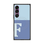 プレミアムスクエアケース with SnapMag［ オリジナル - initial two tone - F blue ］