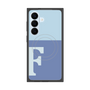 プレミアムスクエアケース with SnapMag［ オリジナル - initial two tone - F blue ］