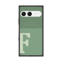 プレミアムスクエアケース with SnapMag［ オリジナル - initial two tone - F green ］