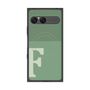 プレミアムスクエアケース with SnapMag［ オリジナル - initial two tone - F green ］