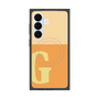プレミアムスクエアケース with SnapMag［ オリジナル - initial two tone - G orange ］