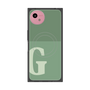 プレミアムスクエアケース with SnapMag［ オリジナル - initial two tone - G green ］