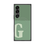 プレミアムスクエアケース with SnapMag［ オリジナル - initial two tone - G green ］