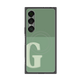 プレミアムスクエアケース with SnapMag［ オリジナル - initial two tone - G green ］