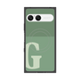 プレミアムスクエアケース with SnapMag［ オリジナル - initial two tone - G green ］