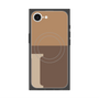 プレミアムスクエアケース with SnapMag［ オリジナル - initial two tone - I brown ］