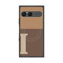 プレミアムスクエアケース with SnapMag［ オリジナル - initial two tone - I brown ］