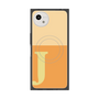 プレミアムスクエアケース with SnapMag［ オリジナル - initial two tone - J orange ］