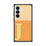 プレミアムスクエアケース with SnapMag［ オリジナル - initial two tone - J orange ］