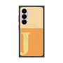 プレミアムスクエアケース with SnapMag［ オリジナル - initial two tone - J orange ］