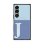 プレミアムスクエアケース with SnapMag［ オリジナル - initial two tone - J blue ］