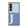 プレミアムスクエアケース with SnapMag［ オリジナル - initial two tone - J blue ］