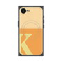 プレミアムスクエアケース with SnapMag［ オリジナル - initial two tone - K orange ］