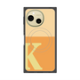 プレミアムスクエアケース with SnapMag［ オリジナル - initial two tone - K orange ］