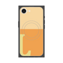 プレミアムスクエアケース with SnapMag［ オリジナル - initial two tone - L orange ］