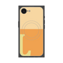 プレミアムスクエアケース with SnapMag［ オリジナル - initial two tone - L orange ］