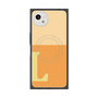 プレミアムスクエアケース with SnapMag［ オリジナル - initial two tone - L orange ］