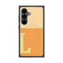 プレミアムスクエアケース with SnapMag［ オリジナル - initial two tone - L orange ］