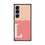 プレミアムスクエアケース with SnapMag［ オリジナル - initial two tone - L pink ］