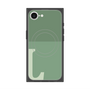 プレミアムスクエアケース with SnapMag［ オリジナル - initial two tone - L green ］