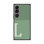プレミアムスクエアケース with SnapMag［ オリジナル - initial two tone - L green ］