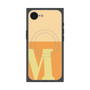 プレミアムスクエアケース with SnapMag［ オリジナル - initial two tone - M orange ］
