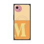 プレミアムスクエアケース with SnapMag［ オリジナル - initial two tone - M orange ］
