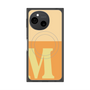 プレミアムスクエアケース with SnapMag［ オリジナル - initial two tone - M orange ］