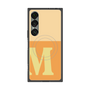 プレミアムスクエアケース with SnapMag［ オリジナル - initial two tone - M orange ］