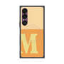 プレミアムスクエアケース with SnapMag［ オリジナル - initial two tone - M orange ］